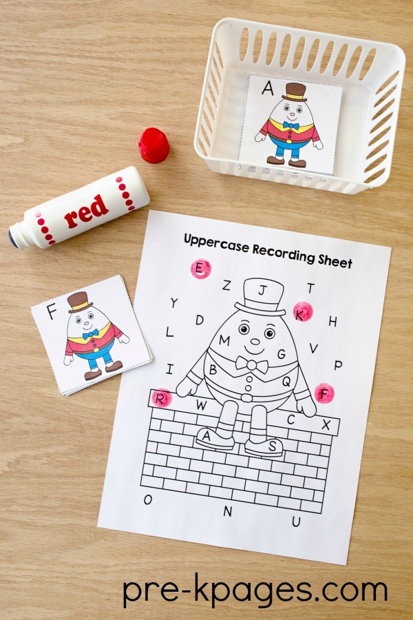 Humpty dumpty activities kindergarten