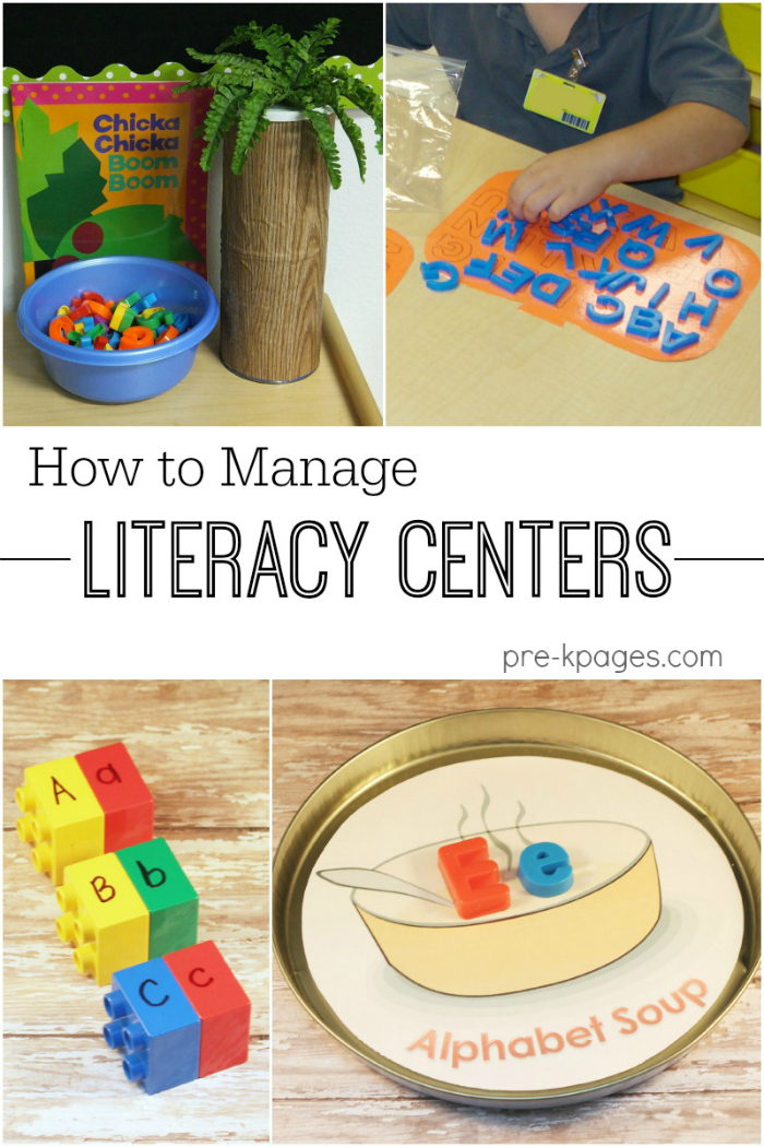 Literacy Center Chart