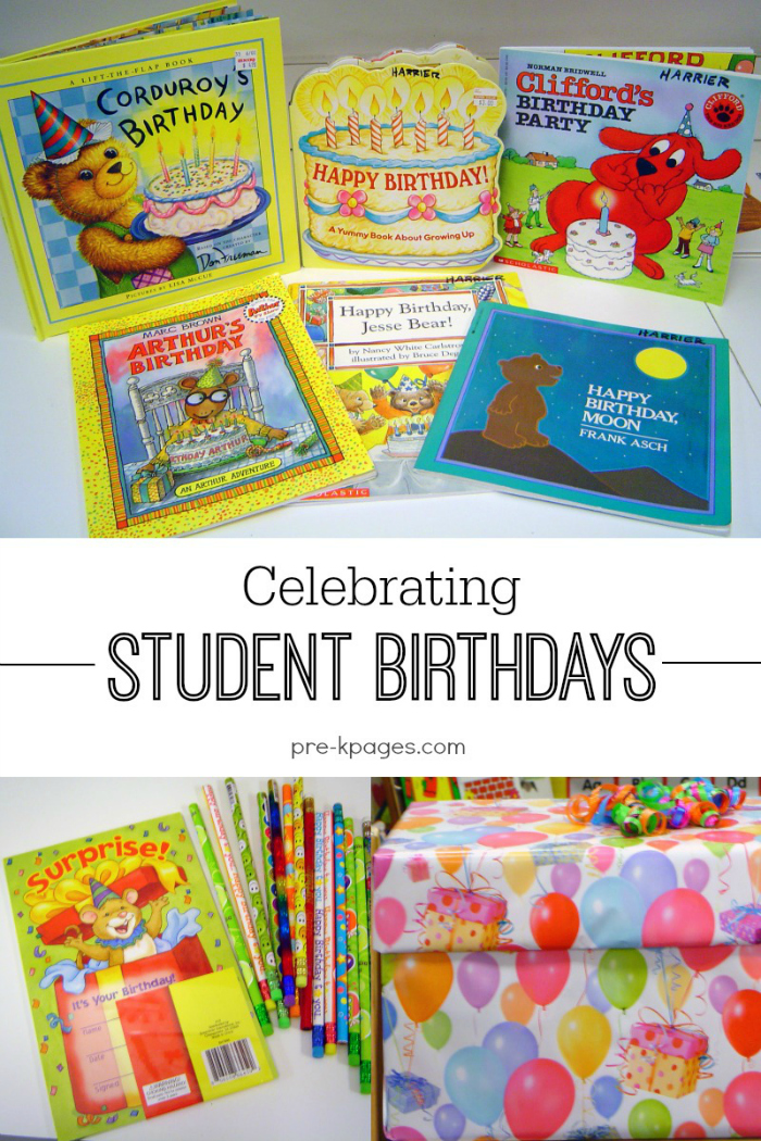 Celebrating Student Birthdays in Preschool  Pre K and 