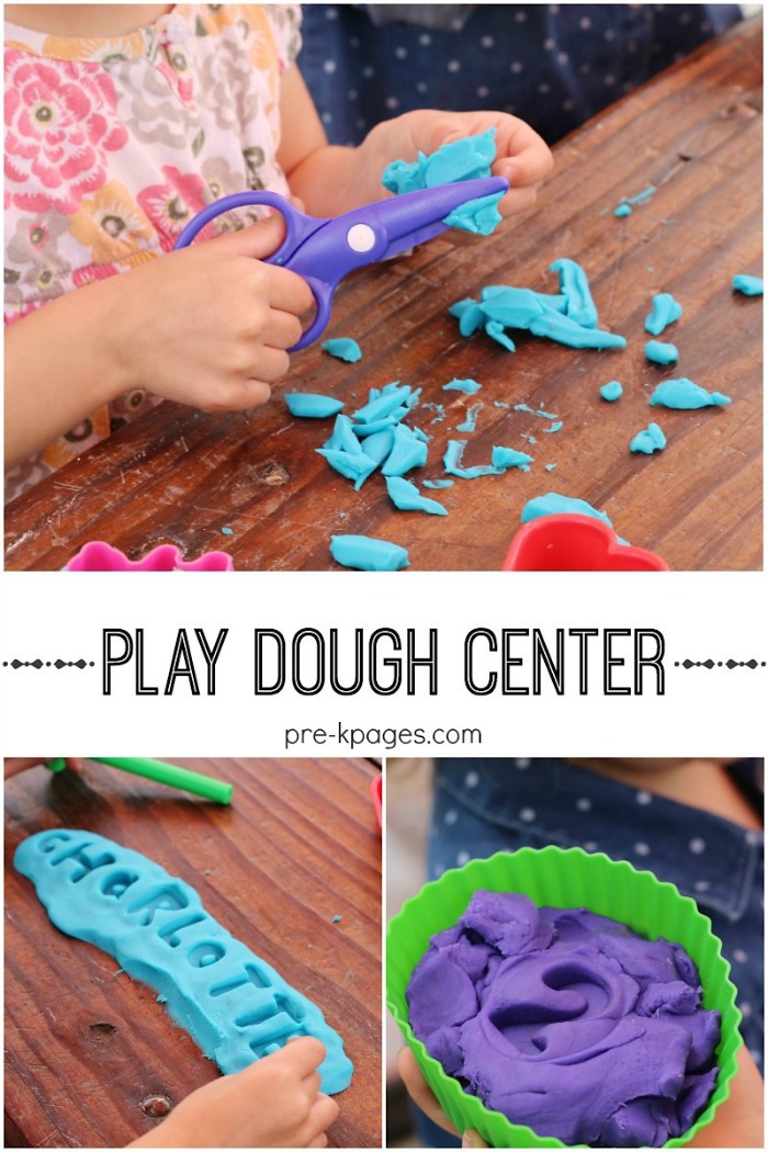 Preschool Play Dough Center