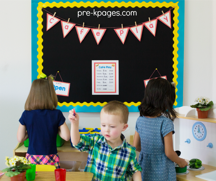 pretend classroom