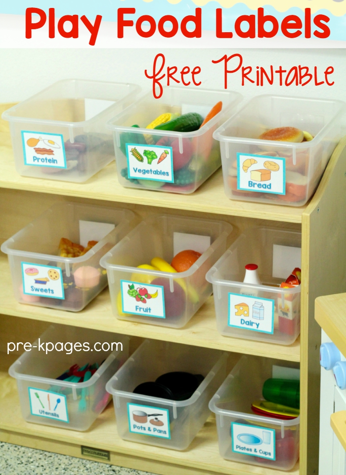 diy play food storage