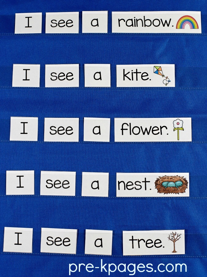 Spring Printable Sentences