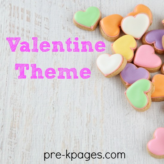 Activités thématiques de la Saint-Valentin pour les enfants d'âge Préscolaire et de Maternelle's Day Theme Activities for Preschool and Kindergarten