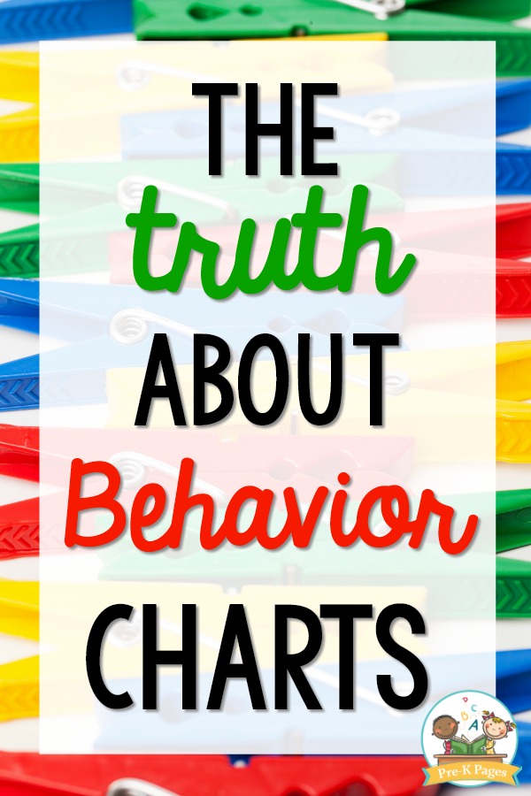 Behavior Charts For Preschool Pre K Kindergarten