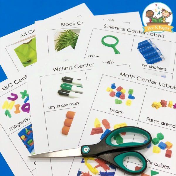 Printable Classroom Labels For Preschool