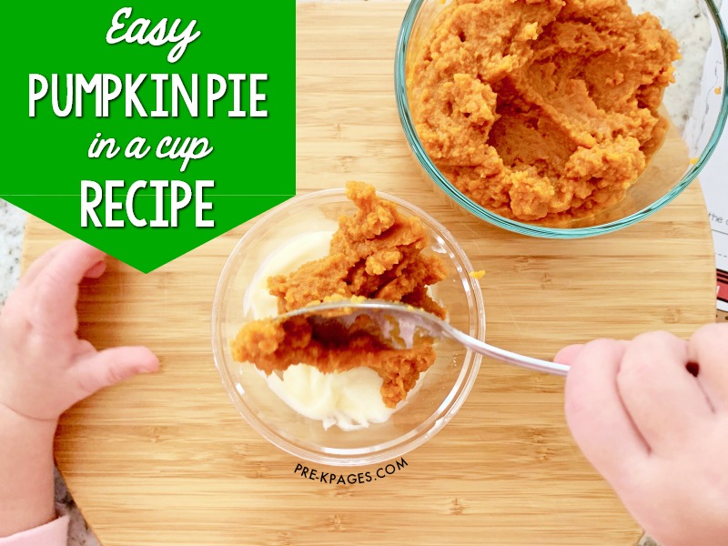 Pumpkin Pie in a Cup Printable Picture Recipe