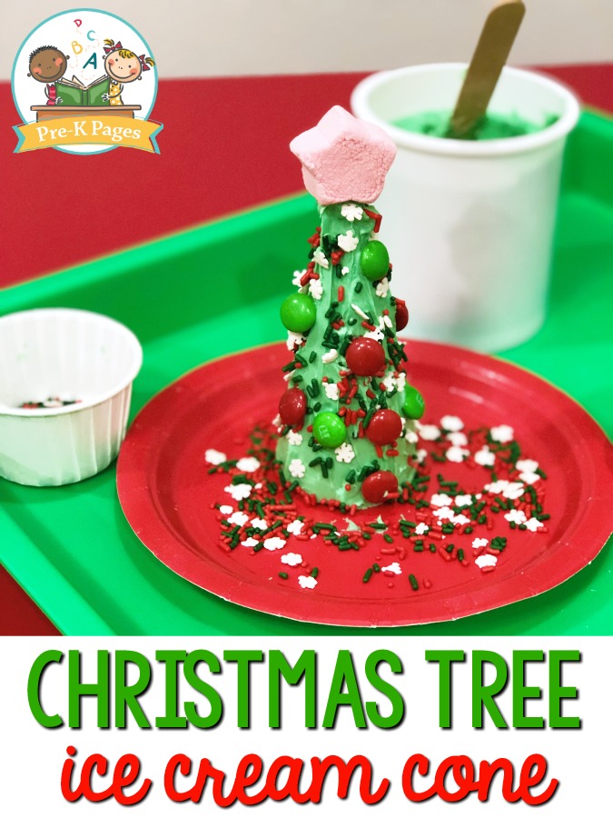 Christmas Tree Ice Cream Cones Math Printable