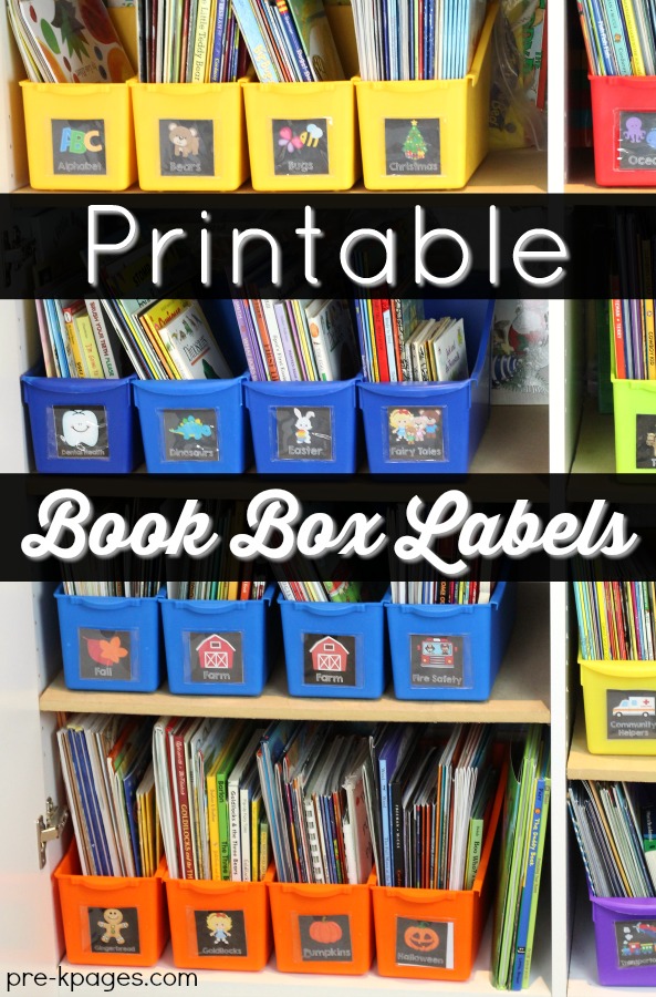 Classroom Library Bin Labels