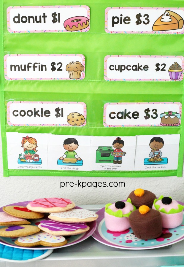 pretend play bakery