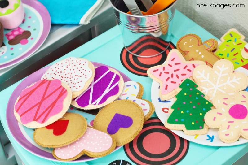 Felt Cookies for Bakery Dramatic Play
