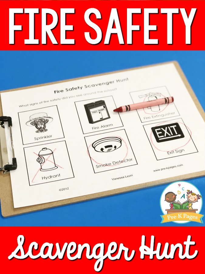 Fire Safety Scavenger Hunt