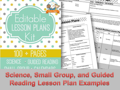 Printable Lesson Plans For Preschool Pre K And Kindergarten