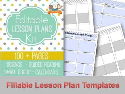 Printable Lesson Plans for Preschool, Pre-K, and Kindergarten