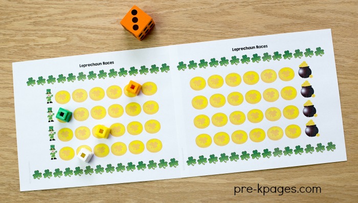 Printable St Patricks Day Counting Game