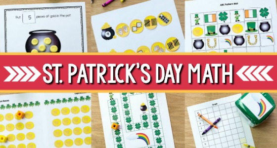 St Patricks Day Math Activities for Preschool