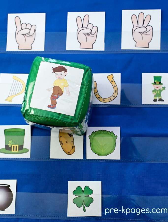 St Patricks Day Printable Syllable Game