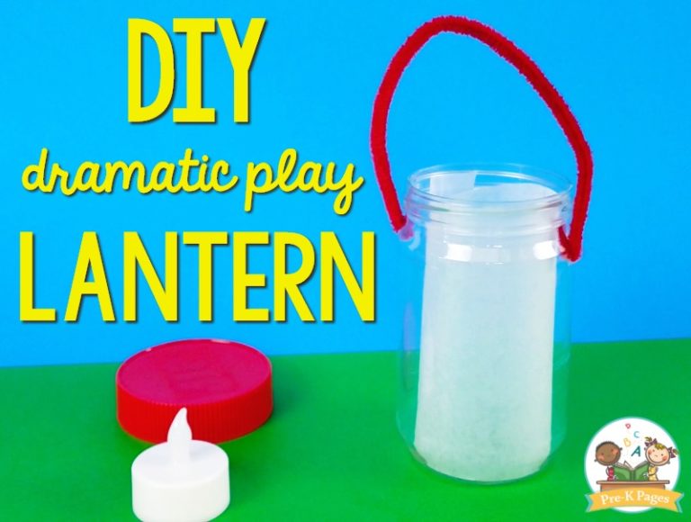 DIY Lantern for Dramatic Play Camping