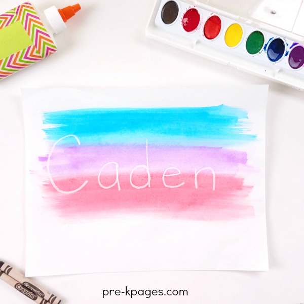 Name Activities For Preschool