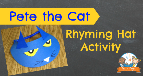 Pete the Cat Rhyming Activity