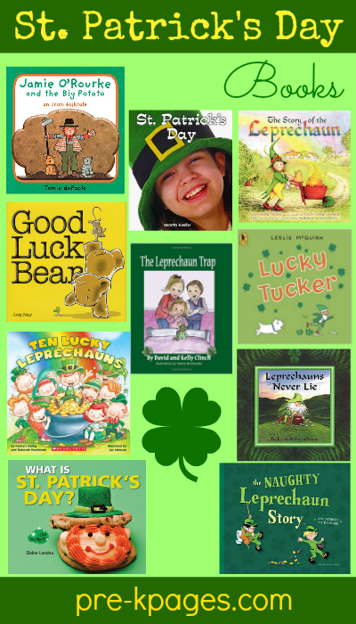 Top 10 St. Patrick's Day Books for kids in #preschool and #kindergarten