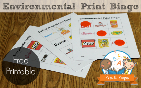 Download Environmental Print Ideas, Activities, Games and More!