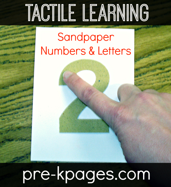 Multi-Sensory Learning with Sandpaper Numbers and Letters