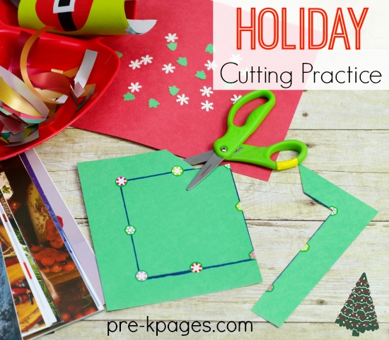 Download Christmas Scissor Cutting Skills