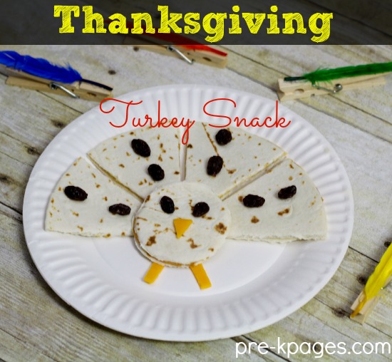Easy Thanksgiving Turkey Snack for Kids