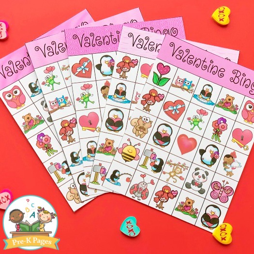 Free valentine bingo printables for kids