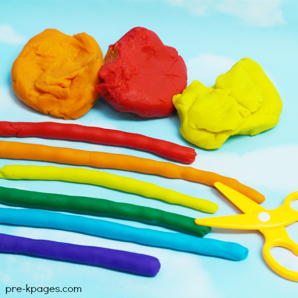 Rainbow Play Dough