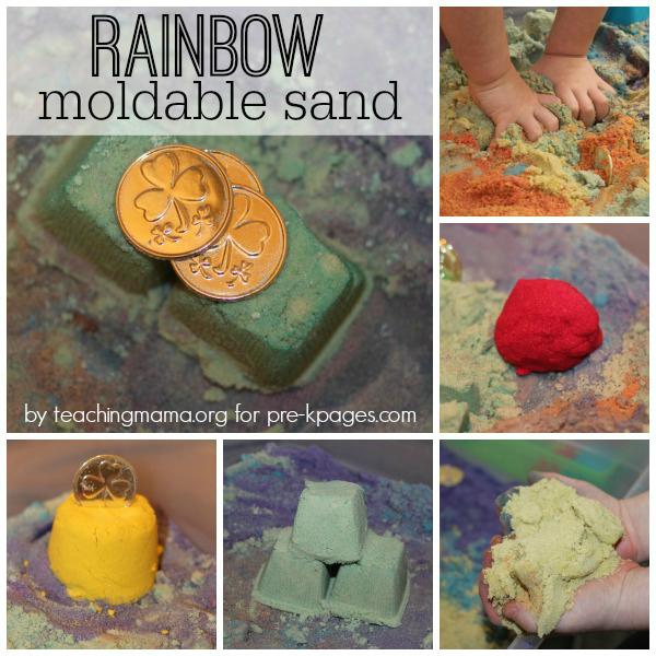 Rainbow Sensory Sand for Preschool