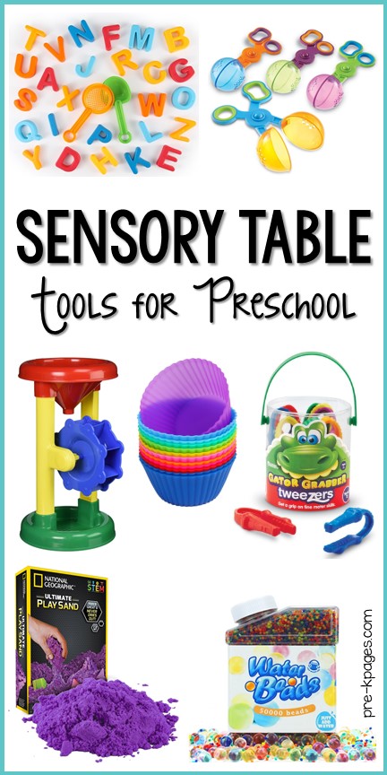 sensory table toys