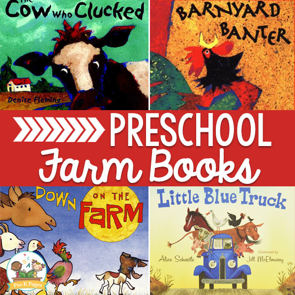 farm preschool theme books