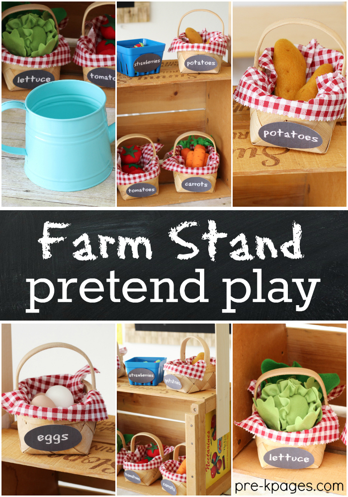 Farm Stand Pretend Play