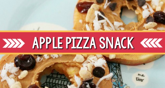 Apple Pizza Snack Activity For Kids