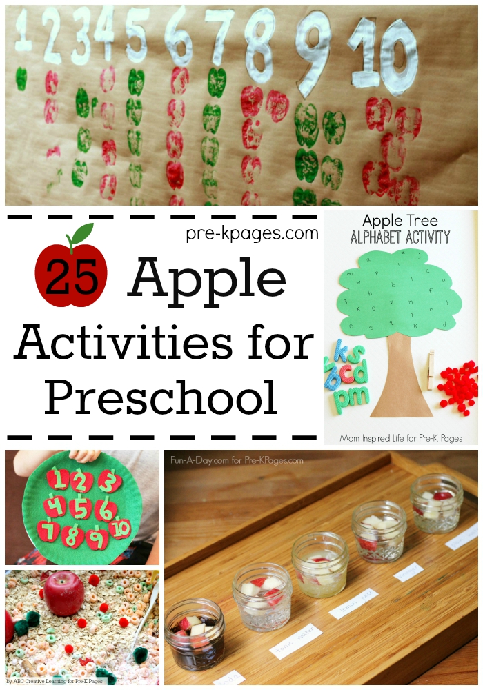 25 Apple Theme Activities for Preschool