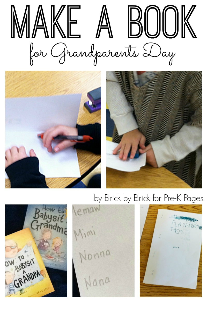 Make A Book For Grandparents Day