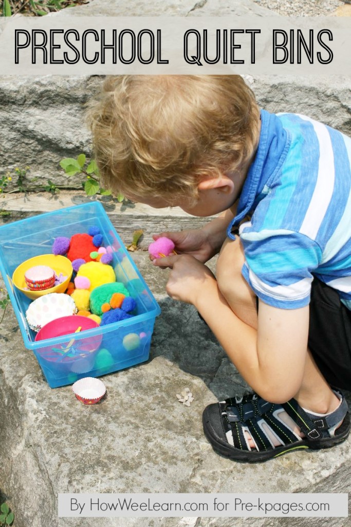 Preschool Quiet Bins