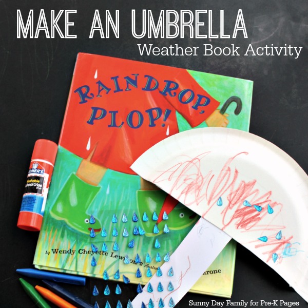 Fun Umbrella Craft Preschool Activity