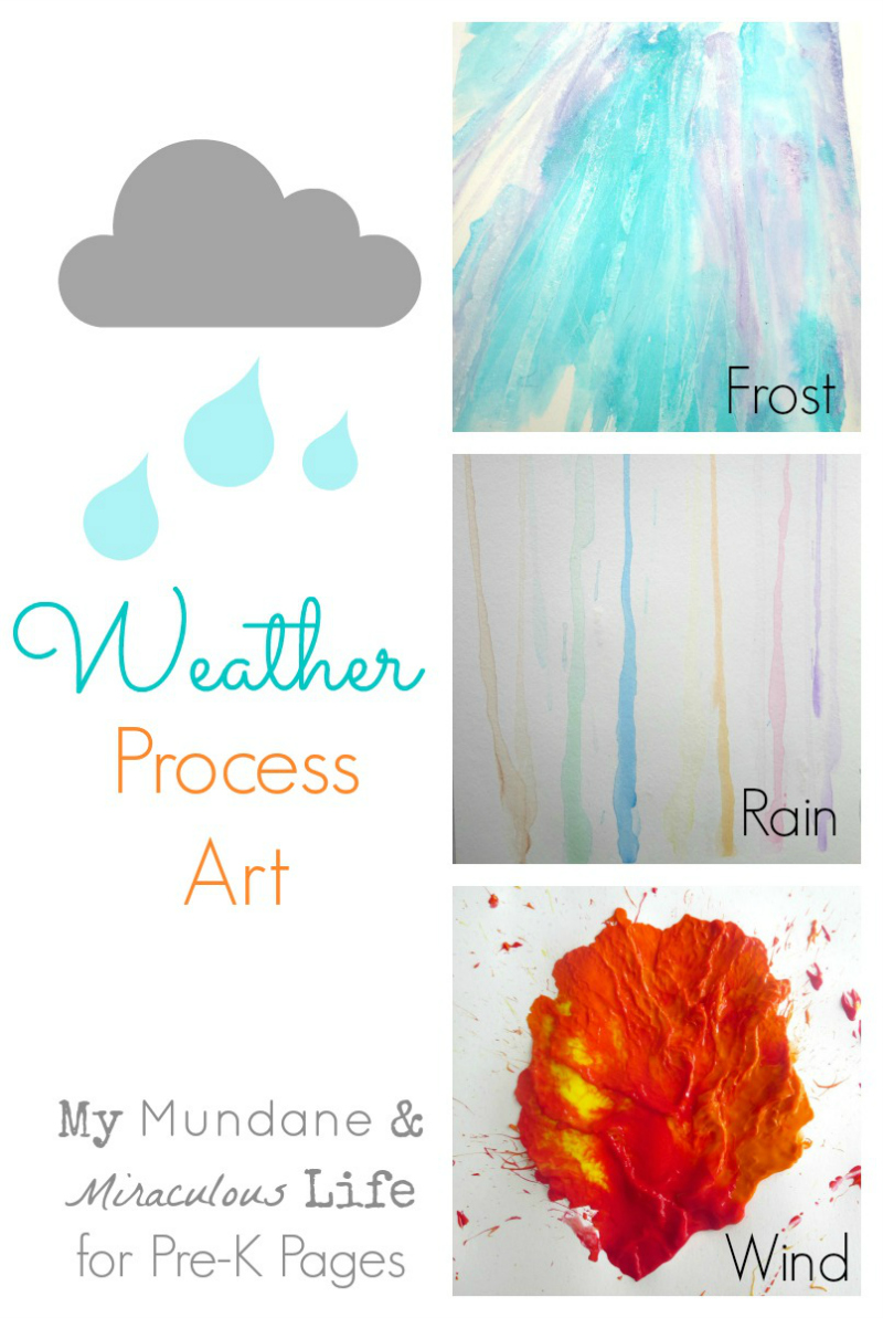 Weather Process Art Activities For Preschool