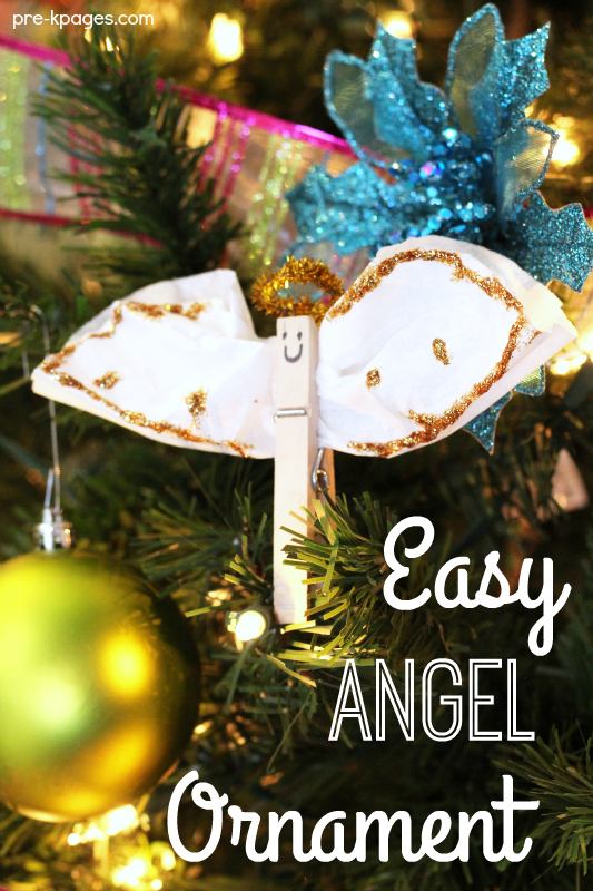 Download Easy Angel Clothespin Christmas Tree Ornament For Preschool 3D SVG Files Ideas | SVG, Paper Crafts, SVG File