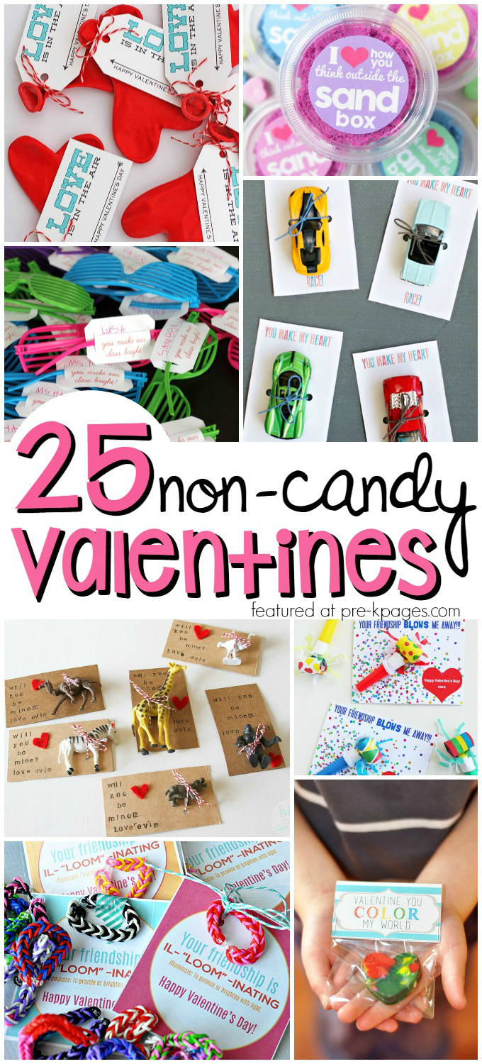 Valentins sans bonbons pour les enfants