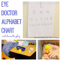 Eye Doctor Chart Activity - Pre-K Pages