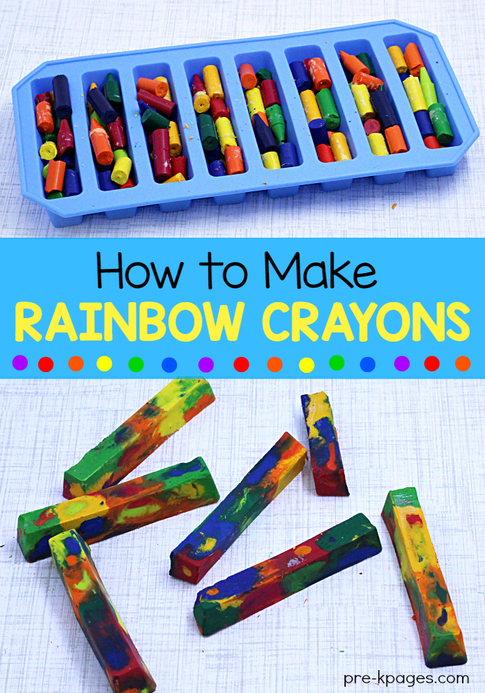 Download How to Make Rainbow Crayons - Pre-K Pages