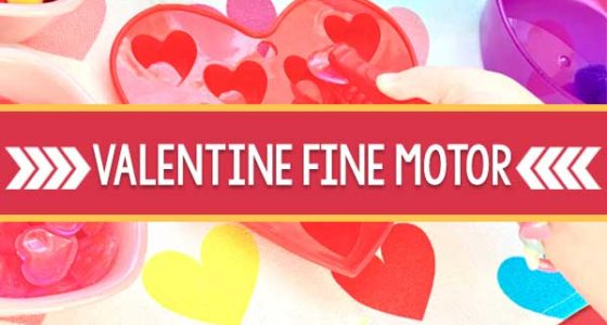 Valentine’s Day Fine Motor Activity For Preschool