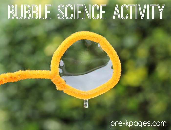 Bubble Experiment For Preschool - Pre-K Pages