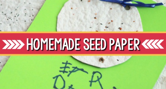 Earth Day Project: Making Homemade Seed Paper