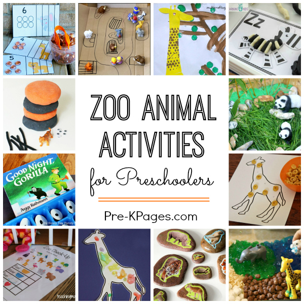 Zoo Activities for Preschoolers - Pre-K Pages