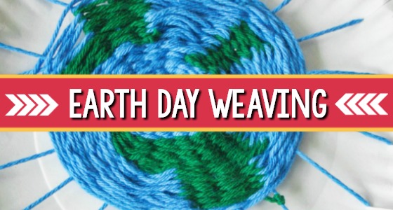 Earth Day Paper Plate Weaving Craft